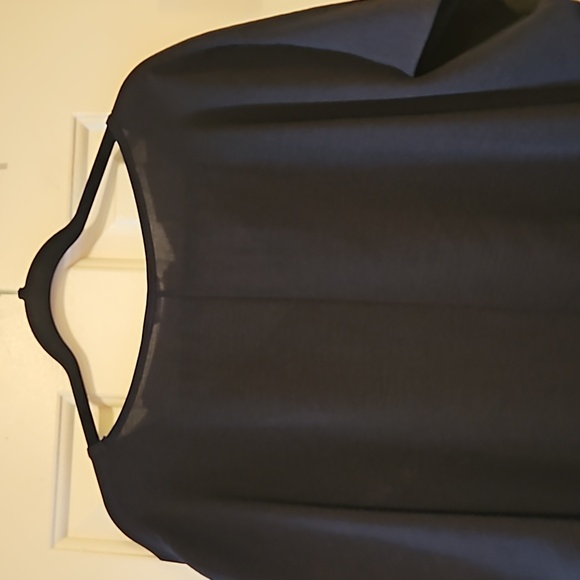 Cotton Bleu Black V-neck Blouse Size 2XL - Picture 8 of 8